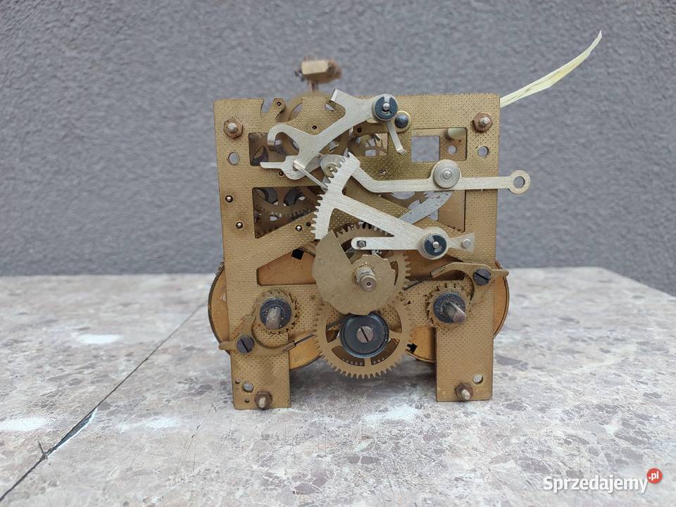 635 Mechanizm starego zegara ściennego Junghans pomorskie Tczew