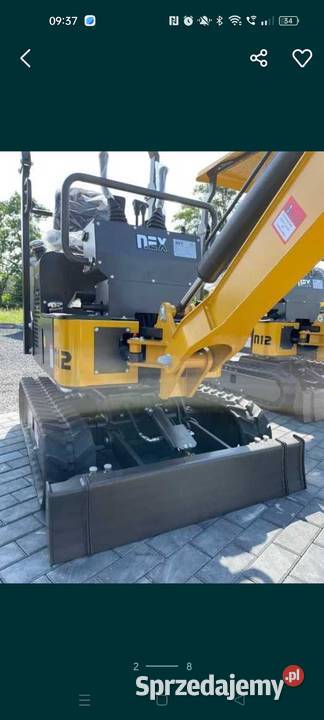 Minikoparka NEX N12 Long Yanmar zachodniopomorskie
