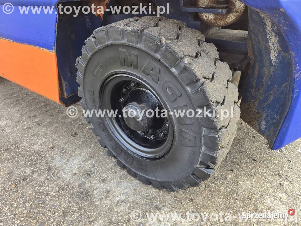 Wózek widłowy TOYOTA 4FG25 TOYOTA 4FGF25 widlak gaz Katowice sprzedam