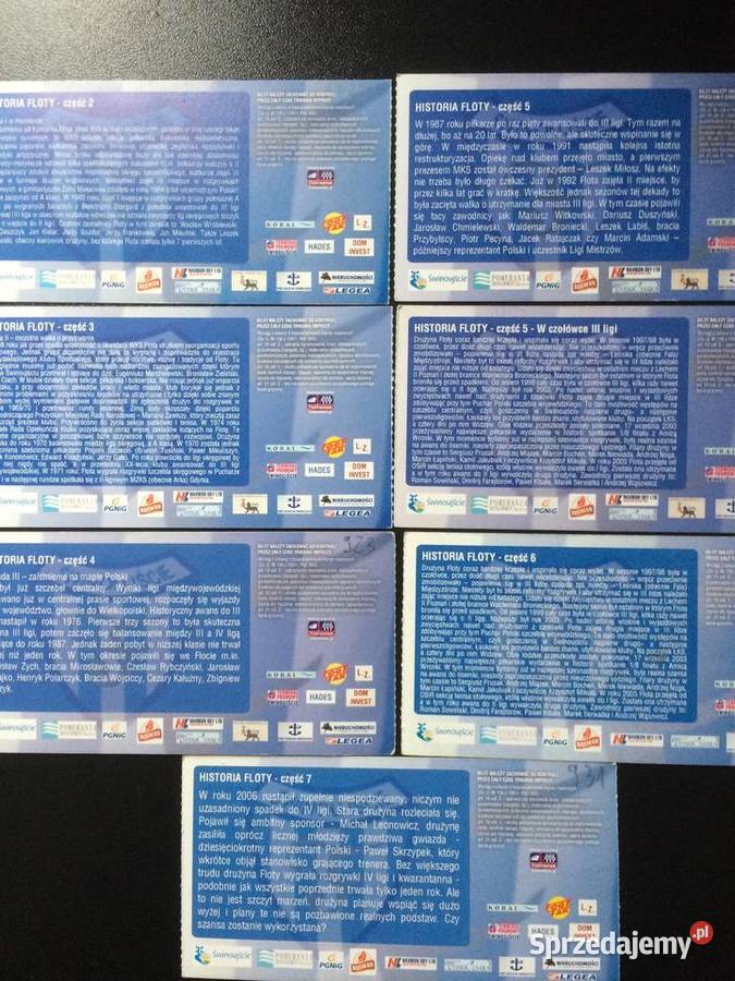 210 Bilety Na Mecze Drużyny Flota Świnoujście zachodniopomorskie Szczecin