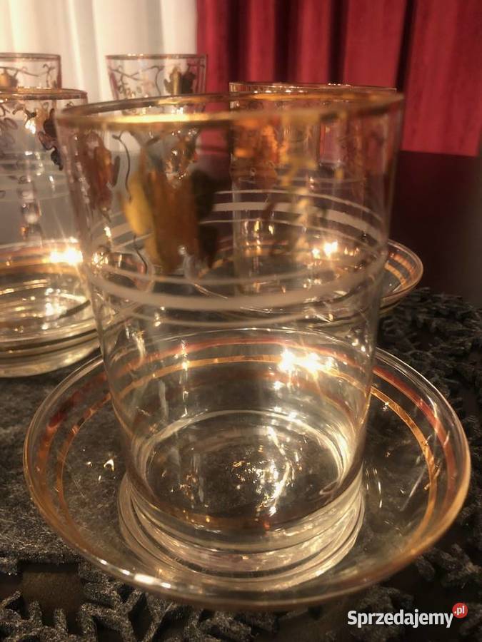 Wyjątkowy Zestaw Cienkościennego Szkła Vintage Kraków