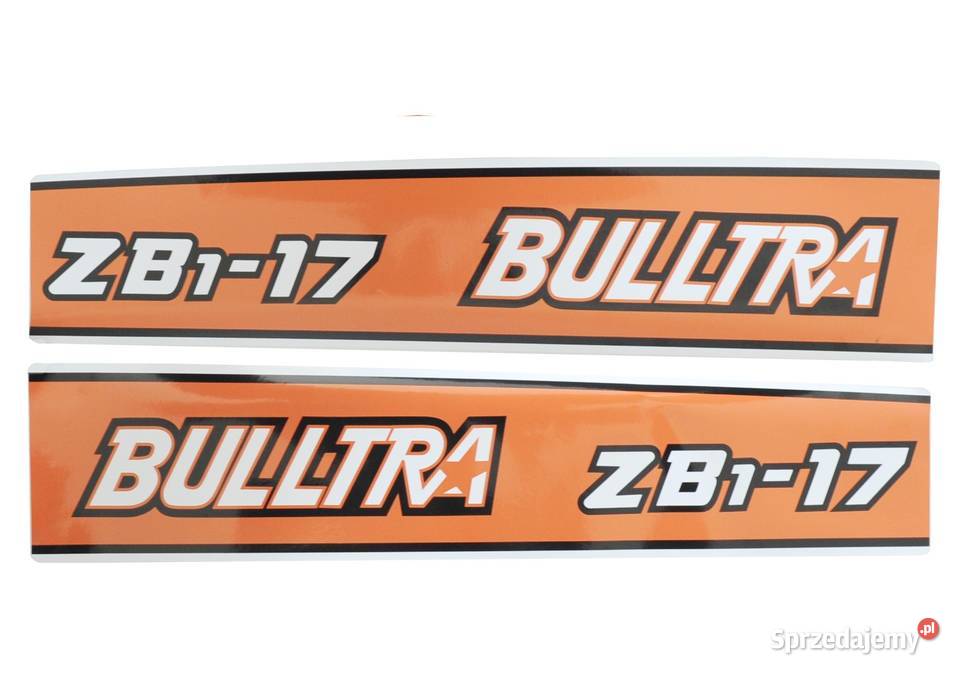 Naklejki Kubota Bulltra B117 ZB117 Części i osprzęt rolniczy Tajęcina