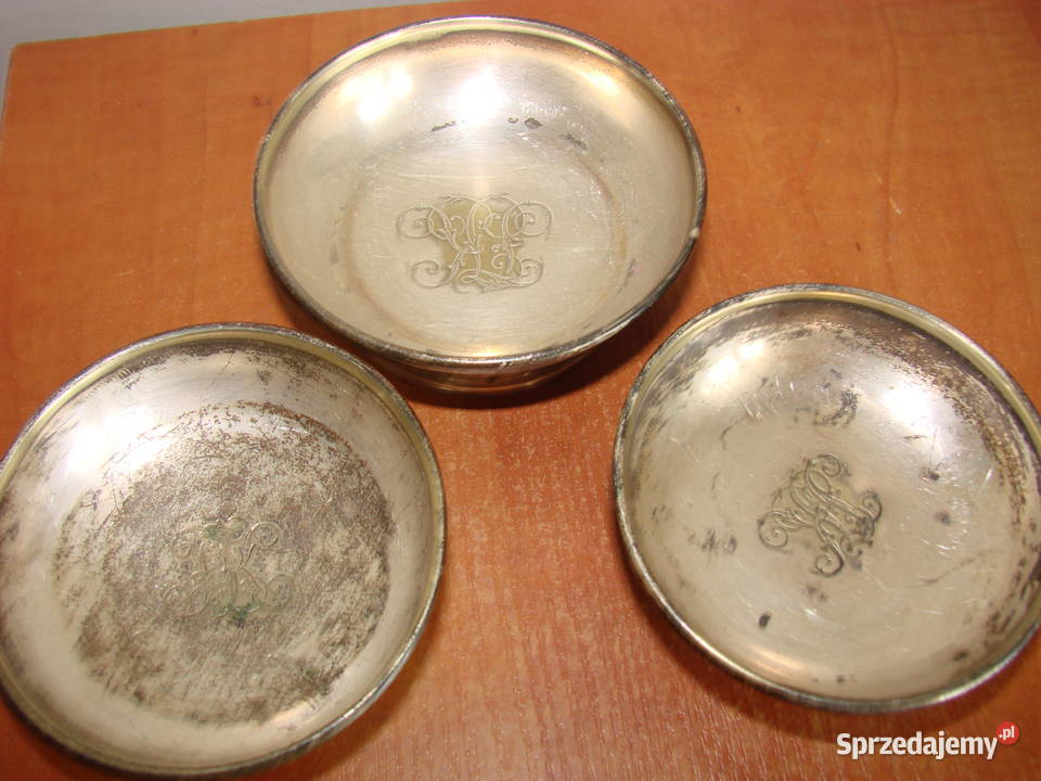 mała miseczka z monogramem plater pomorskie Pruszcz Gdański sprzedam