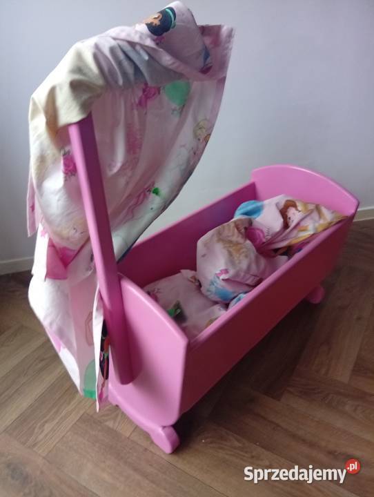 Łóżeczko kołyska lalek Bronisławka