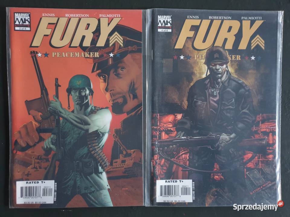 Marvel Knights Fury Peacemaker 5 komiksów USA Gdynia