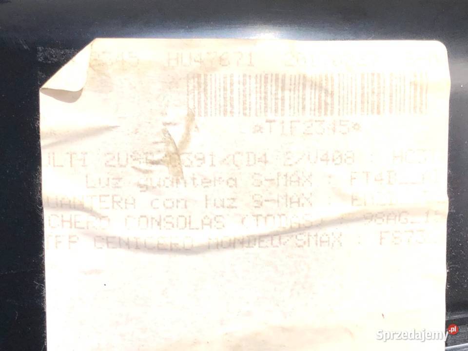 POPIELNICZKA FORD S EM2BR044C16B 20 150 KASETA podkarpackie