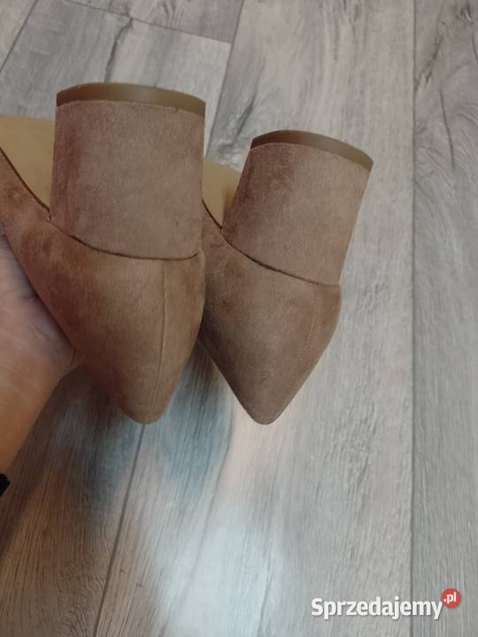 40 Jenny Fairy Beżowe czółenka wieczorowe NOWE Kraków