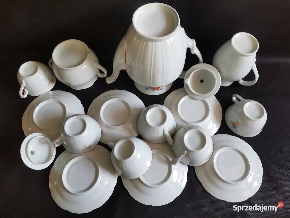 Stary przedwojenny serwis kawowy porcelana Katowice