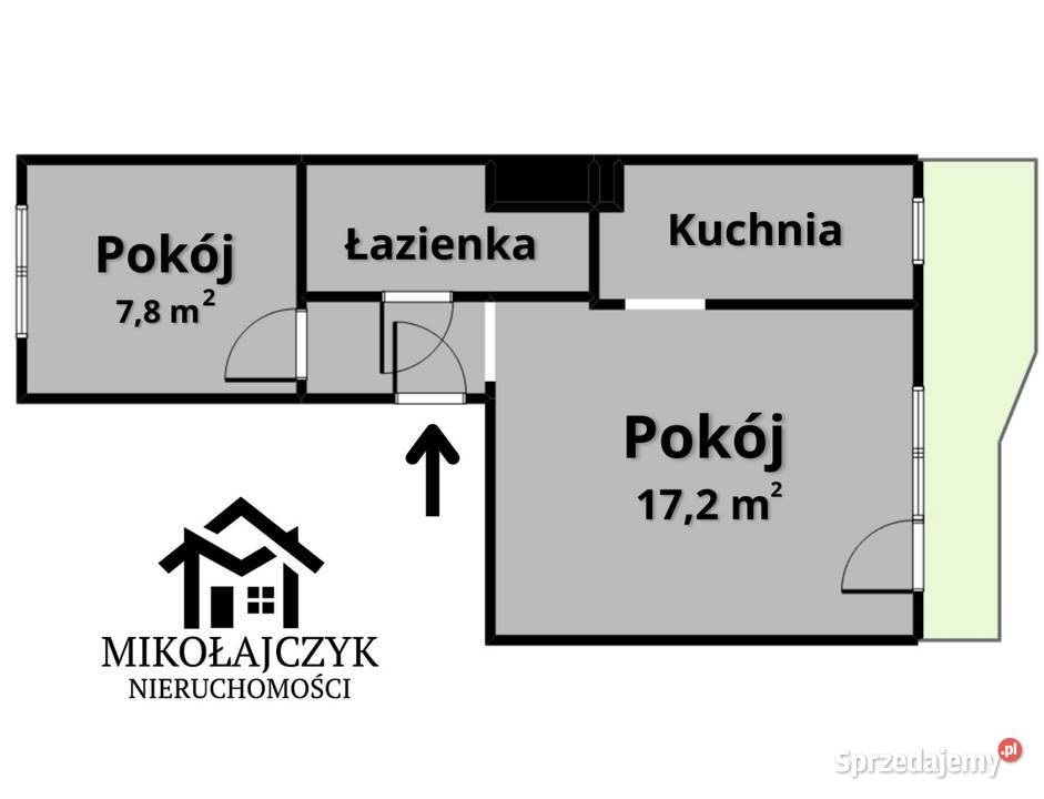 2 pokojec Chilmanowicza 5 37 m2c duży balkon blok Bartoszyce sprzedam