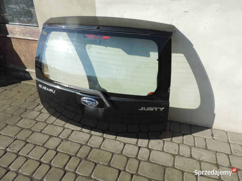 SUBARU JUSTY IV 0711 KLAPA TYLNA BAGAŻNIKA KOLOR Karoseria sprzedam