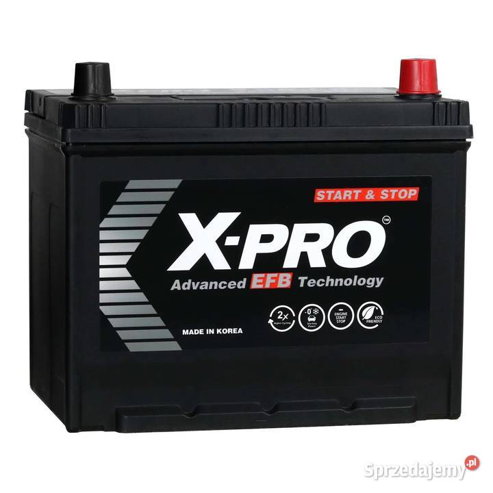 Akumulator XPRO EFB 70Ah 730A EN Japan Prawy osobowe Układ elektryczny, zapłon