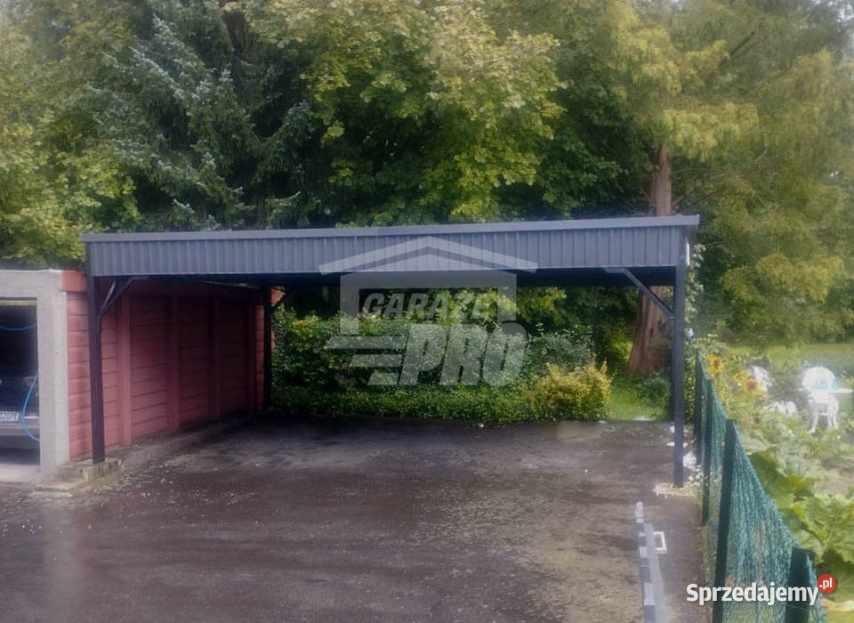 Wiata samochodowa CarPort 8x8 GP217 Kalwaria Zebrzydowska