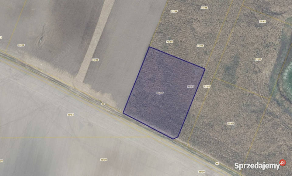 Działka 7157 w miejscowości Młodasko sprzedam