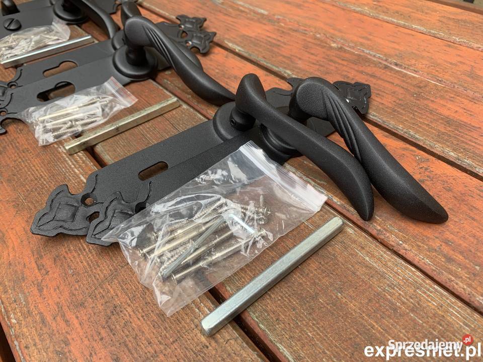 RUSTYKALNA Klamka kuta do furtki bramki drzwi Warszawa