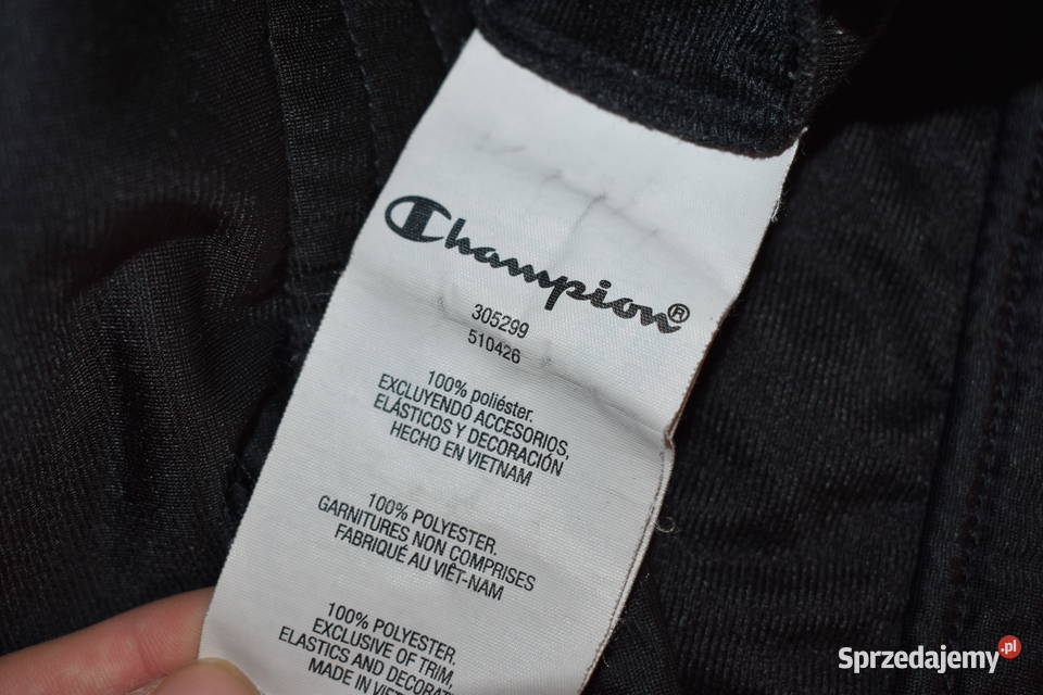 Elastyczna Czarna Bluza Sportowa Champion Stargard sprzedam