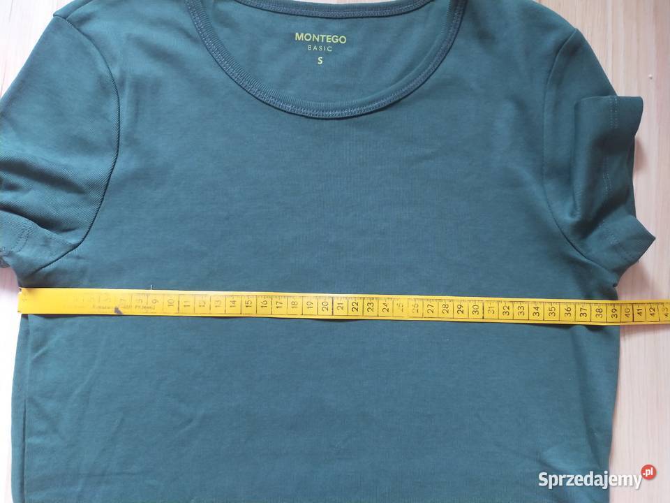 Tshirt w kolorze butelkowej zieleni