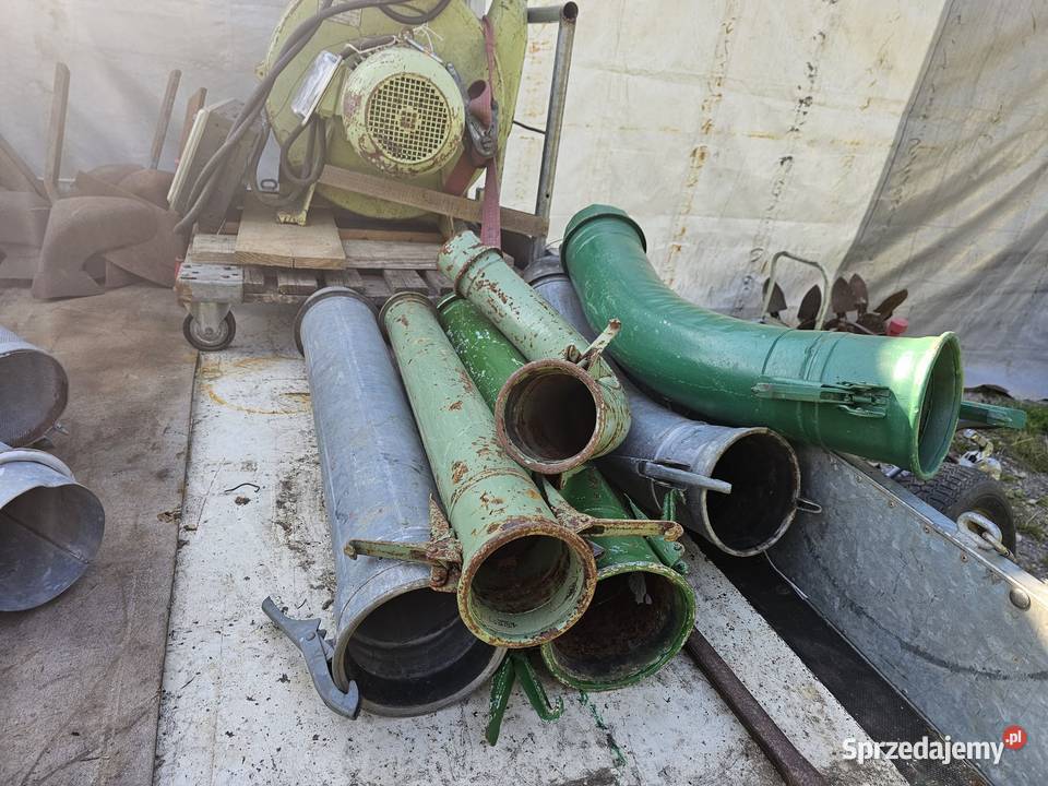 Rury do dmuchawy do zboża różne długości kolana Górno sprzedam