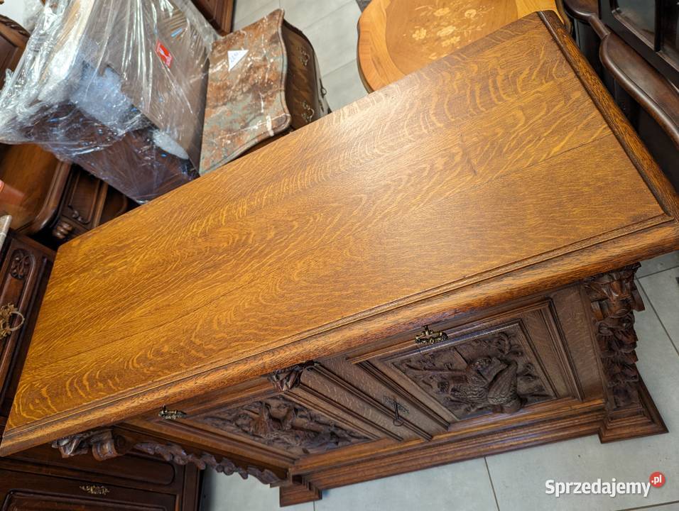 Piękna komodaszafka myśliwska dąbsklep Dąbrowa Dąbrowa Górnicza