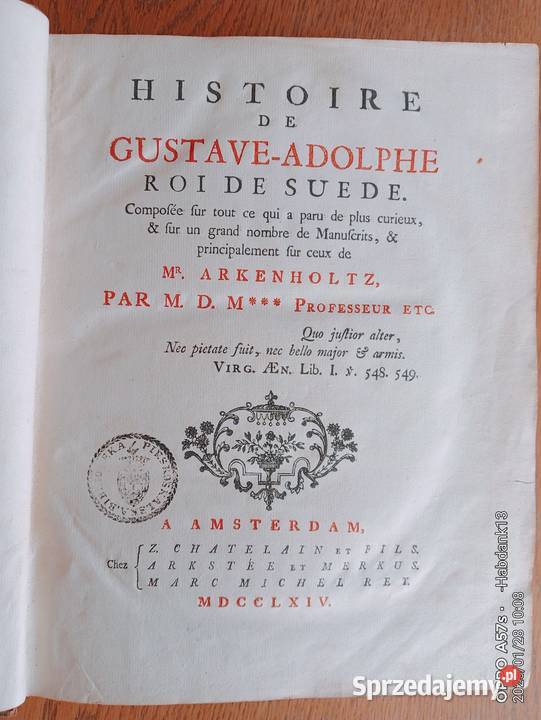 STARODRUK Biografia Gustawa Adolfa króla Szwecj