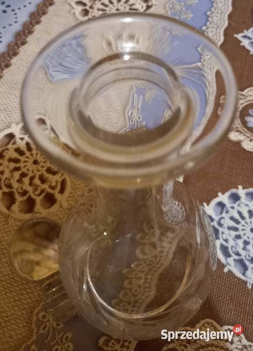 Karafka szklana Porcelana i szkło