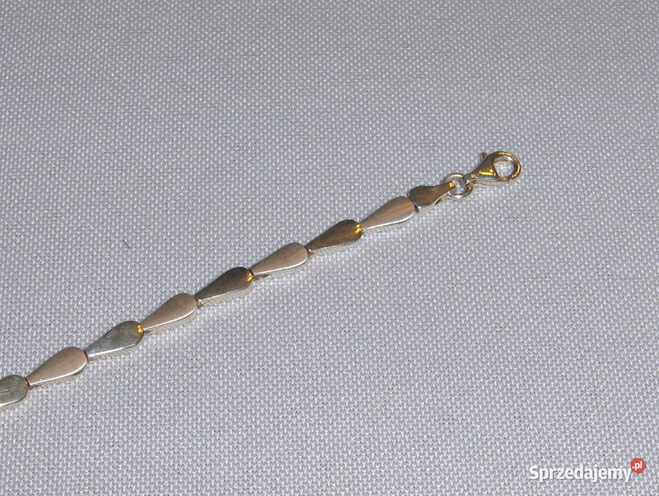 Szwedzka bransoletka srebrna GHA 132 G Łódź