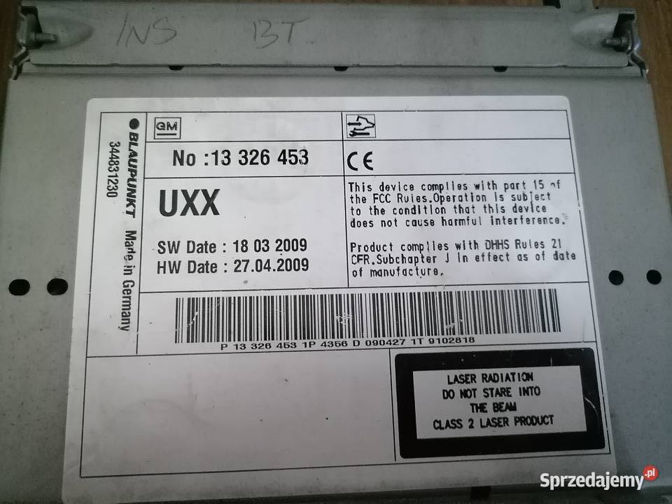Radio CD500 DVD800 Astra J Insignia Android Auto Poznań