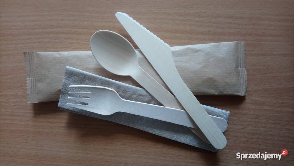 Nóż serwetka sztućce karton 250 sztuk lubelskie Lublin