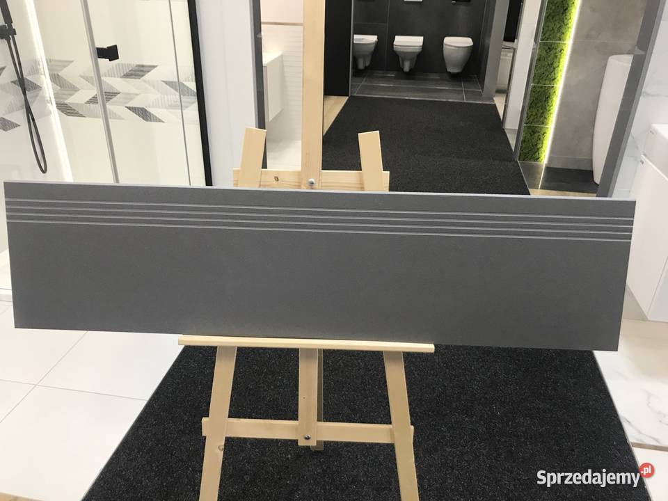Płytka schodowa szare beton 120 Design gres Zakopane sprzedam