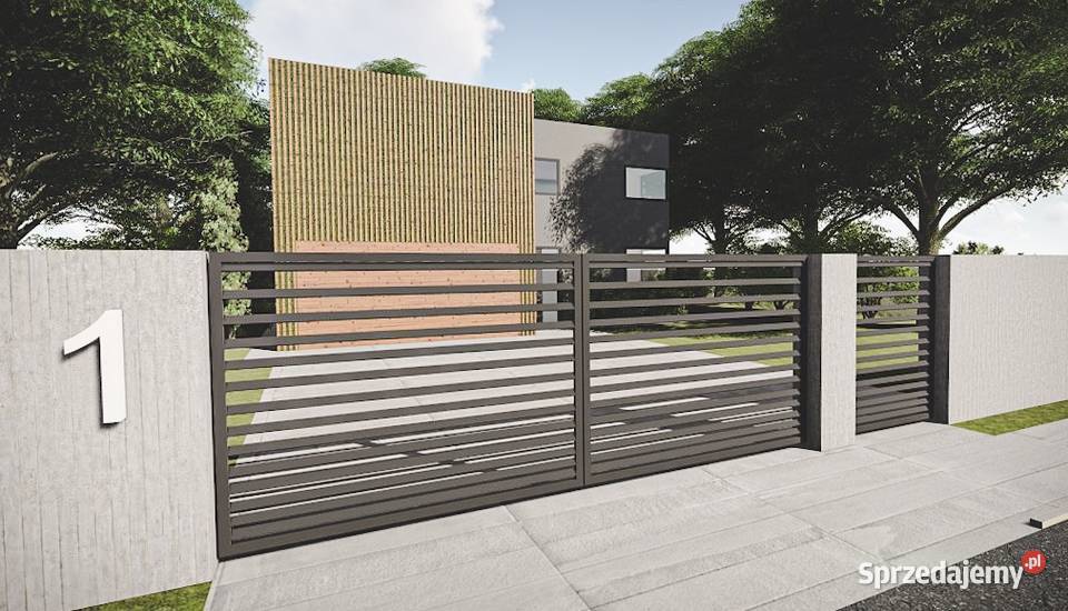Brama ogrodzeniowa nowoczesna NAOMI Grójec