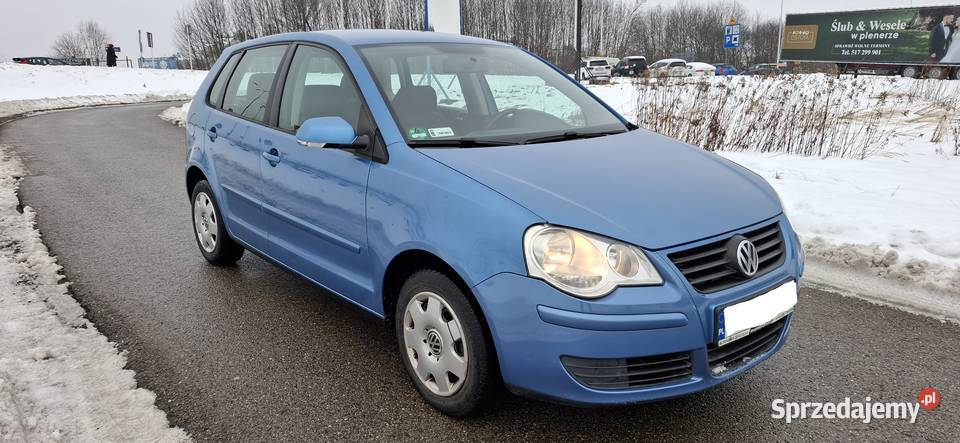 VW Polo 2005r 14 MPI 5 drzwi Ładny stan Tanio poduszka powietrzna Rzeszów