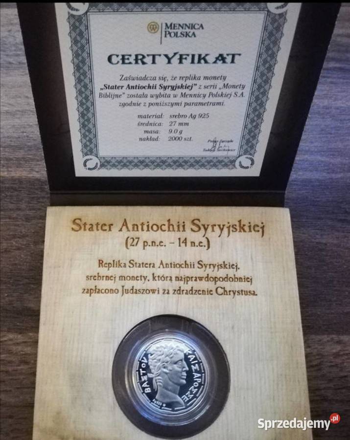 STATER Antiochii Syryjskiej seria Monety