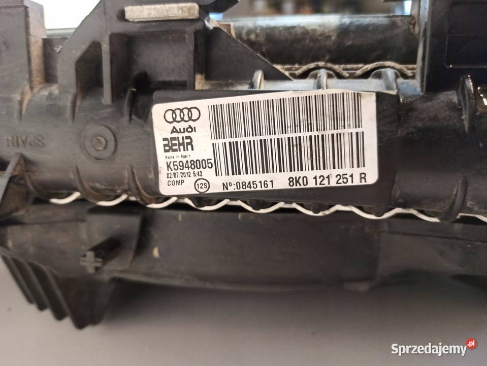AUDI A4 B8 KOMPLET CHŁODNIC WENTYLATOR 20 TDI Układ chłodzenia sprzedam