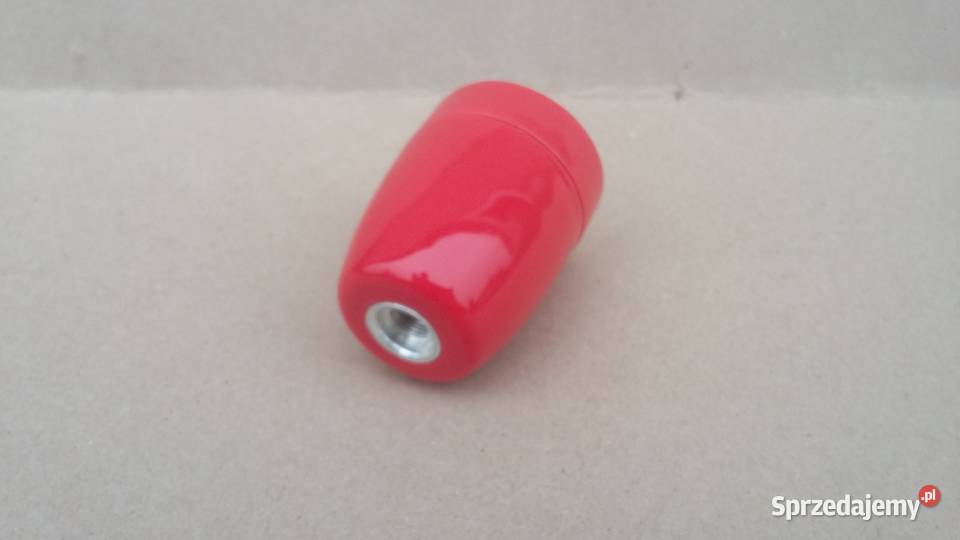 OPRAWKA PORCELANOWA CZERWONA E27 styl LOFT PAJĄK mazowieckie Warszawa