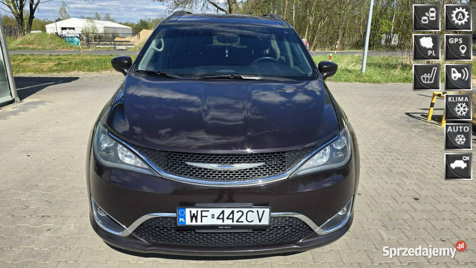 Chrysler Pacifica Skóra El Drzwi El Klapa Navi czujnik parkowania Karczew