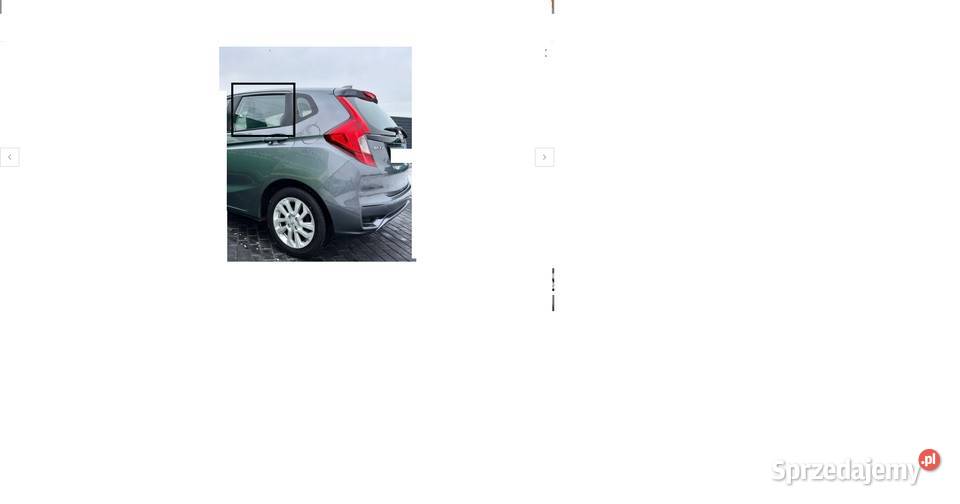 szyba w drzwi tył tylna lewa honda Jazz mazowieckie Karczew sprzedam
