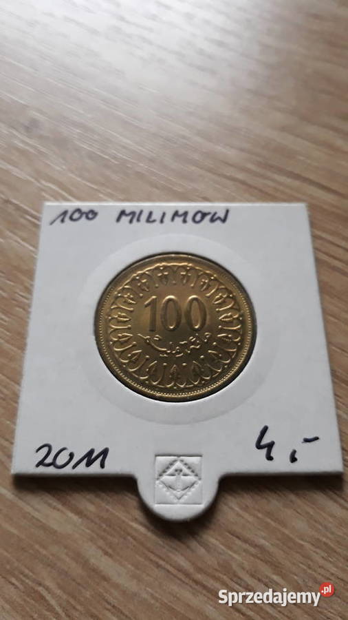 100 Millimów Tunezja 2011 rUNC Konin