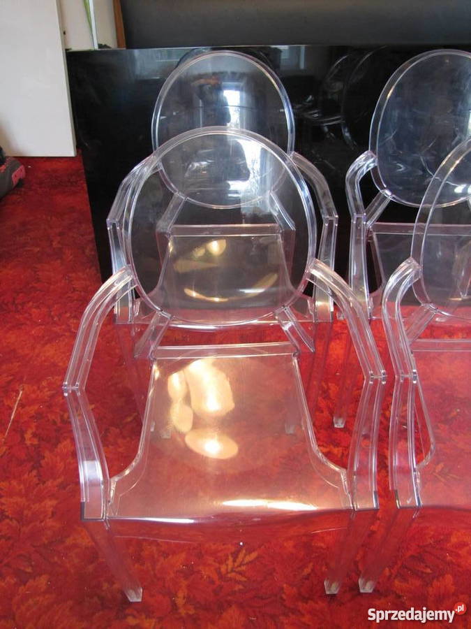 Kartell zestaw 2 krzesło Louis Ghost Bielsko-Biała sprzedam
