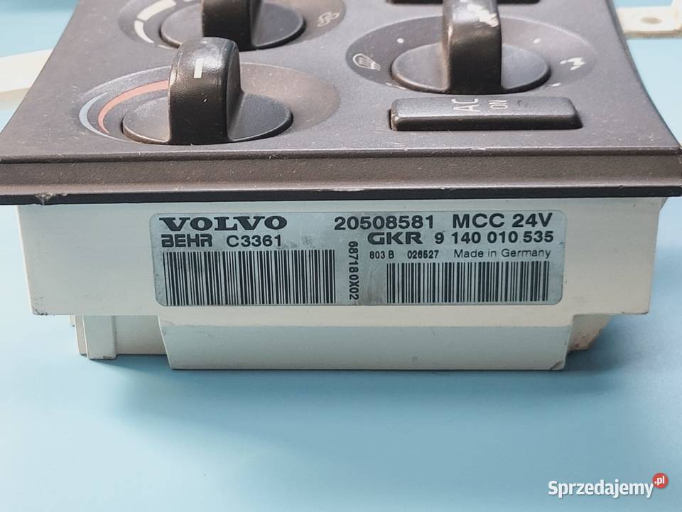 Panel nawiewu klimatyzacja 20508581 VOLVO FH FM ciężarowe świętokrzyskie Zawichost