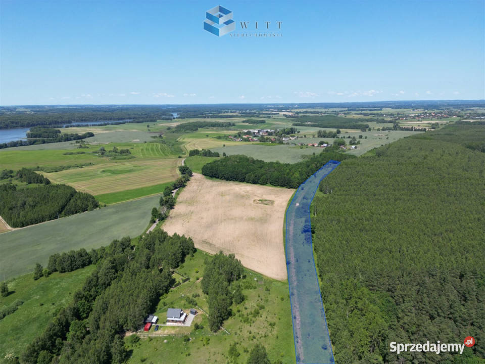 Sprzedam działka Bartężek 125614m2 woda sprzedam