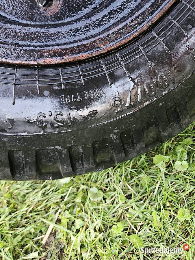 Kompletne koła 100075 nieuszkodzony Przyczepy rolnicze Zawoda sprzedam