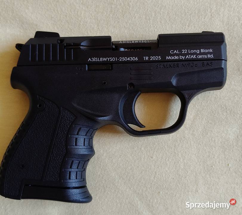 Nowy Pistolet Hukowy STALKER M906 Bas Zestaw Sporty strzeleckie i myślistwo Oleśnica sprzedam