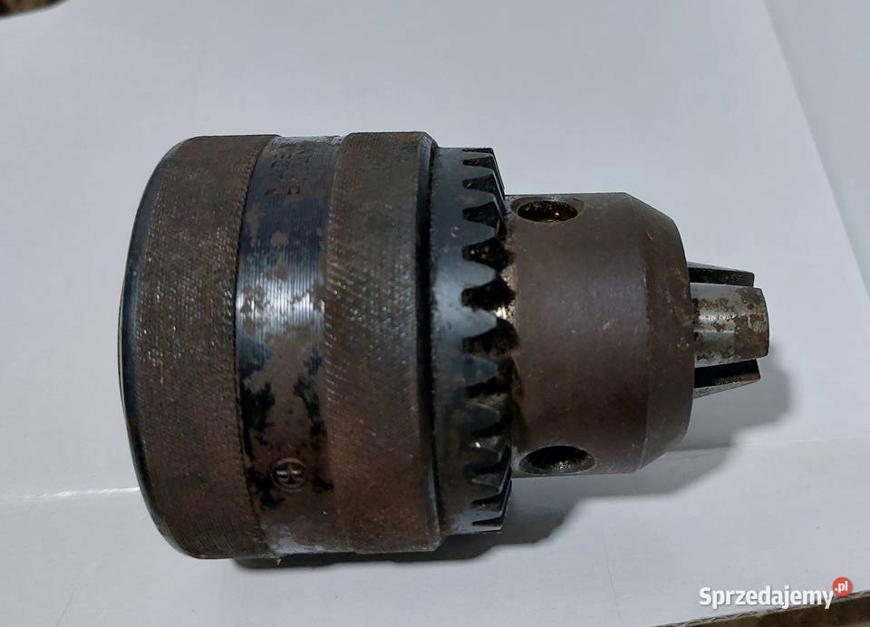 Uchwyt tokarki wiertarski głowica PTRK 16 PRL Rokity