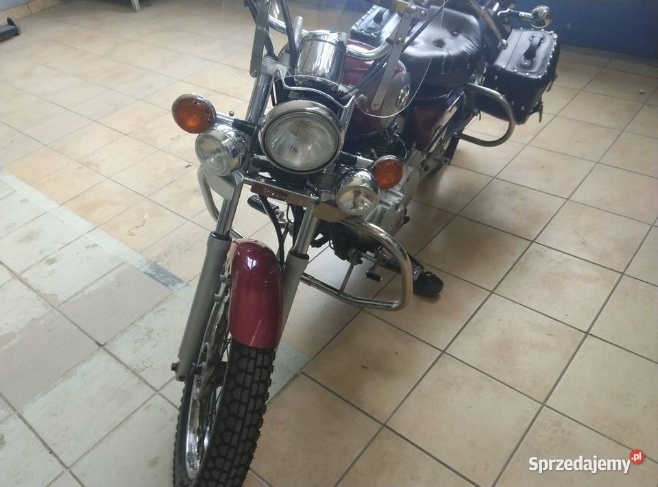 Sprzedam Motocykl Yamaha Virago 250 przebieg 18 Barczewo