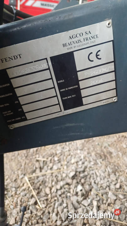 Prasa Fendt 2600V Owijarki do bel Szlachcin