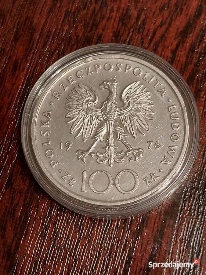 Moneta 100 Pułaski 1976 lubuskie Żary