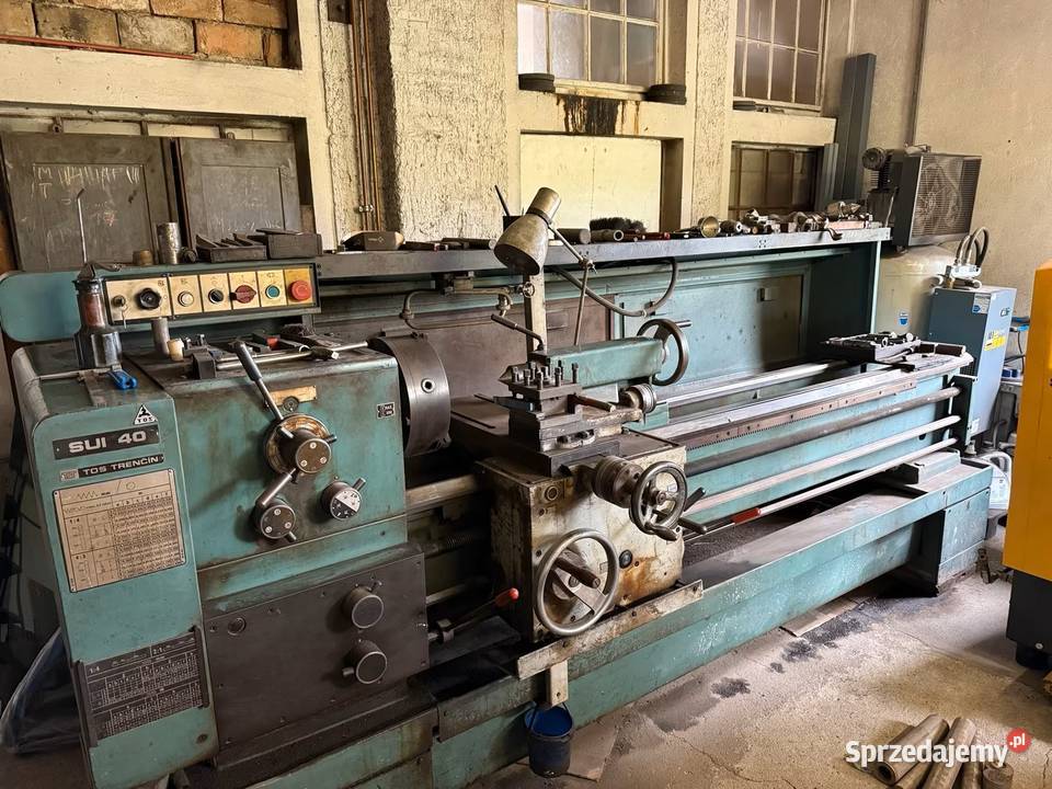 Tokarka do metalu SUI 40X2000MM z Niemiec Pozostałe