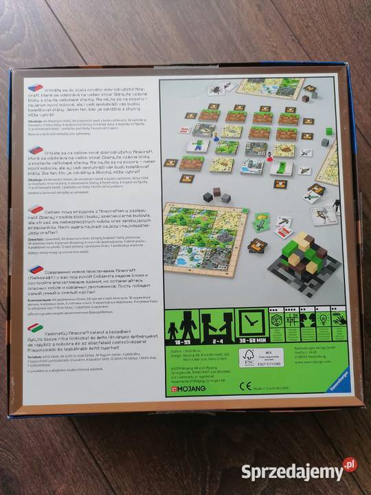 Gra planszowa Minecraft BuildersBiomes stan