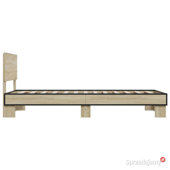 Rama łóżka dąb sonoma materiał drewnopochodny 78cm Łóżka Warszawa
