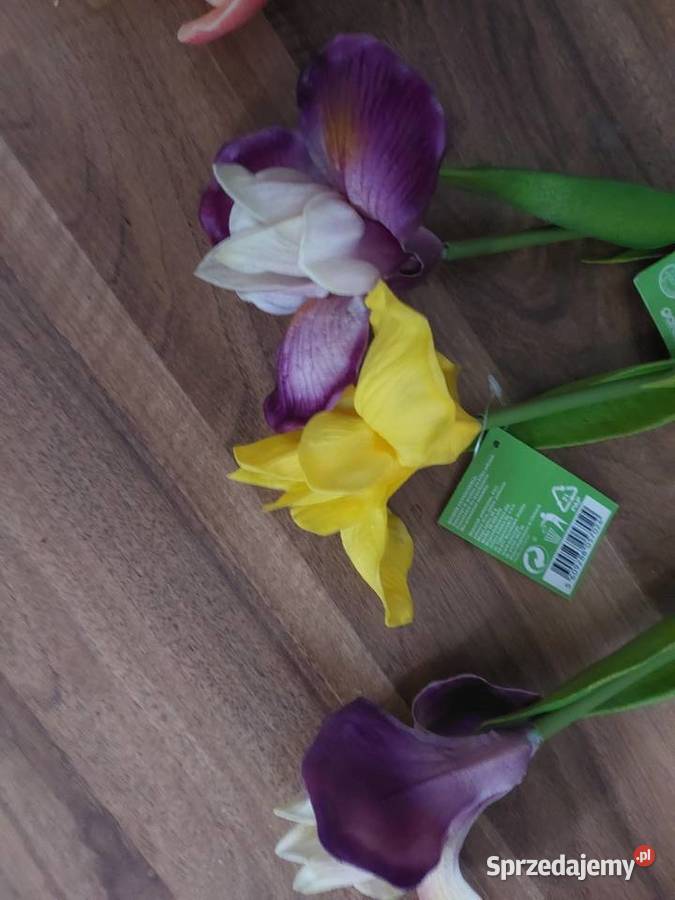 kwiat sztuczny 60 irys tulipan gerbera Nowe dolnośląskie Wrocław