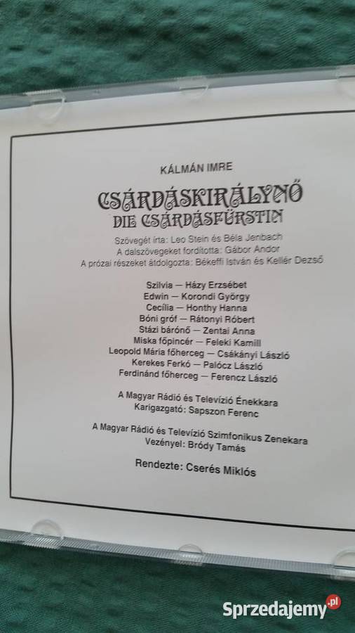 Imre Kalman CSARDASKIRALYNO Ksiezniczka lubelskie Puławy